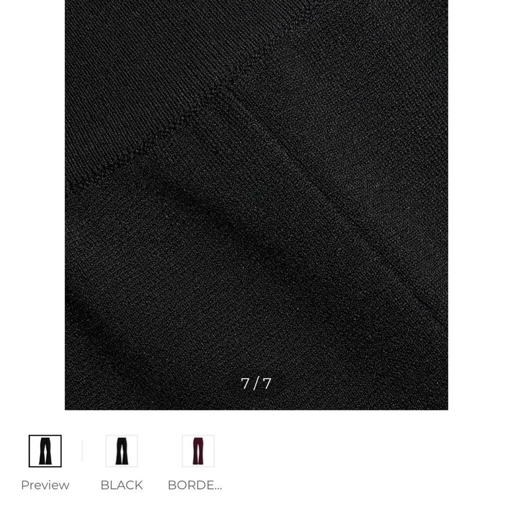 Stella McCartney compact knit Flare Pants NWOT - Picture 5 of 9